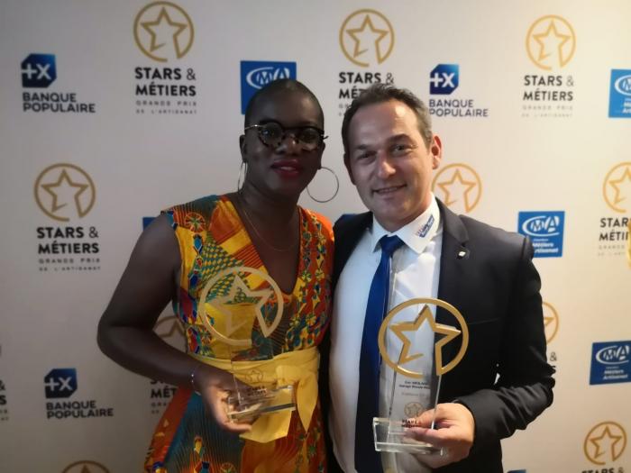 Fabienne Youyoutte a officiellement reçu son titre d'Artisan de l'année